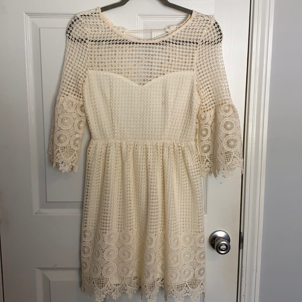Boutique (Anna Craig) lace embroidered dress